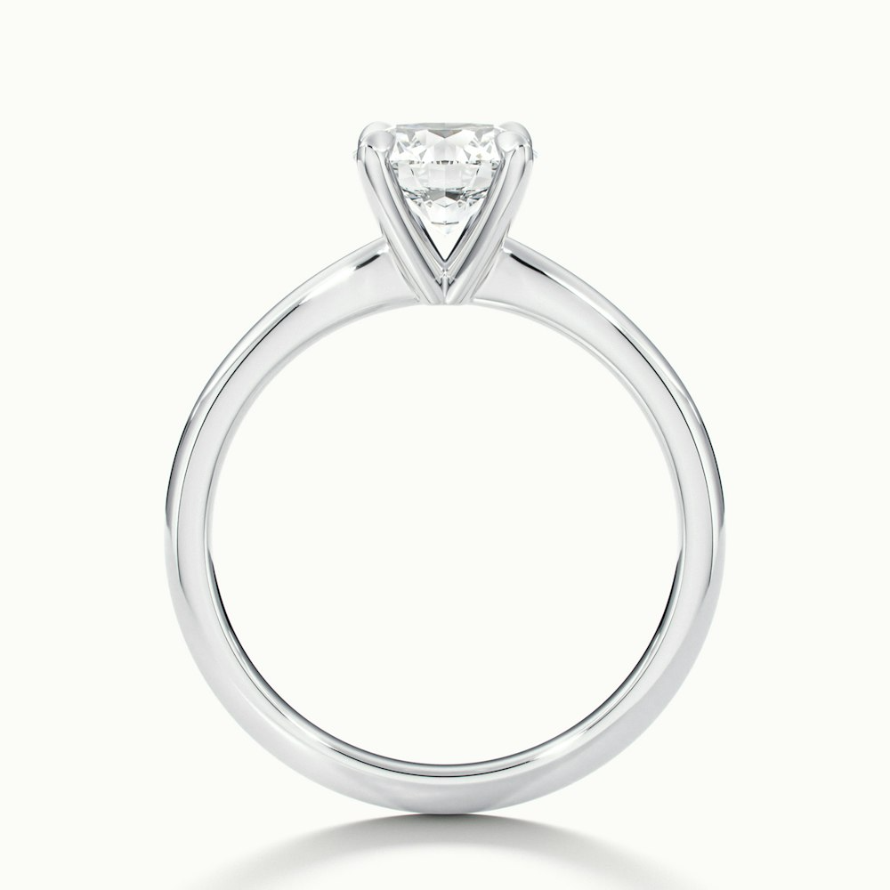 Diana 2 Carat Round Solitaire Lab Grown Diamond Ring in Platinum